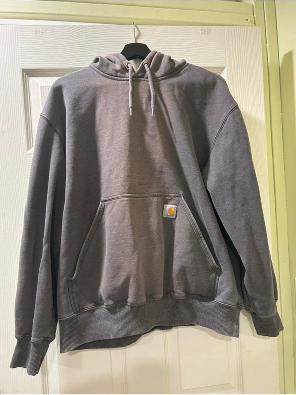 Carhartt Men's Washed Gray Pullover Hoodie